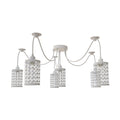 6 Way Spider Lights Adjustable Cable With Swag Hook~5084