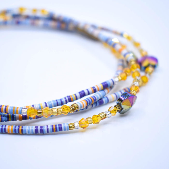 Baby Blue Fulani Waist Bead