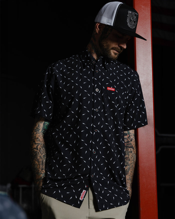 Bolt Party Shirt - Black - Dixxon Flannel Co.