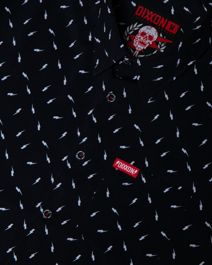 Bolt Party Shirt - Black - Dixxon Flannel Co.