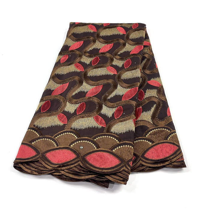 Brown Cotton Lace