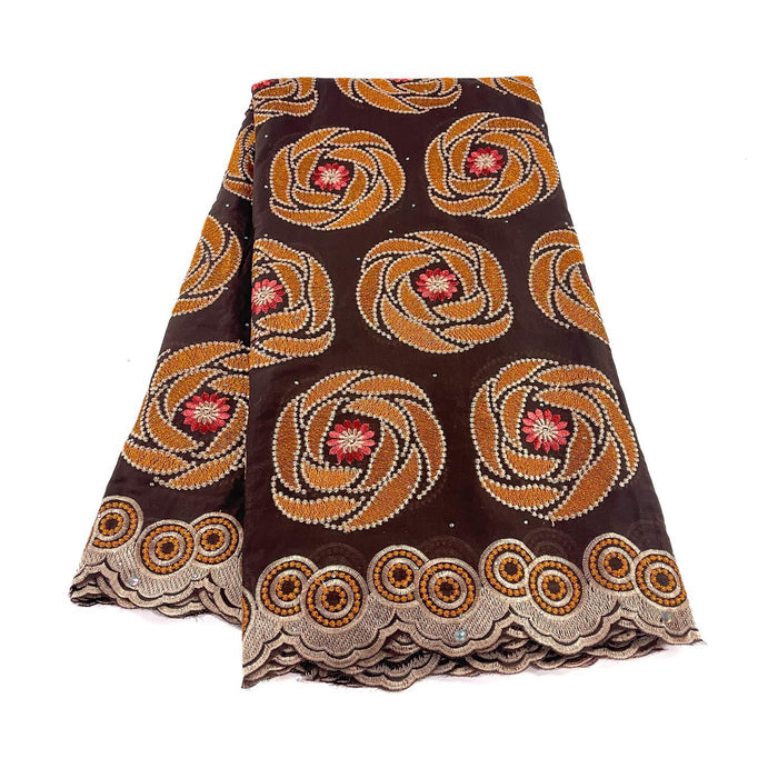 Brown Cotton Lace