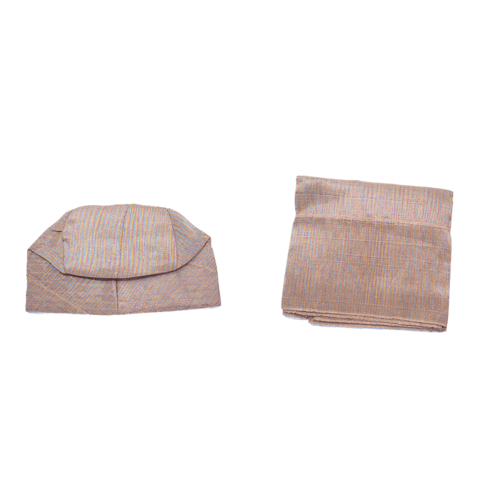 Champaign Gold Aso-Oke Cap