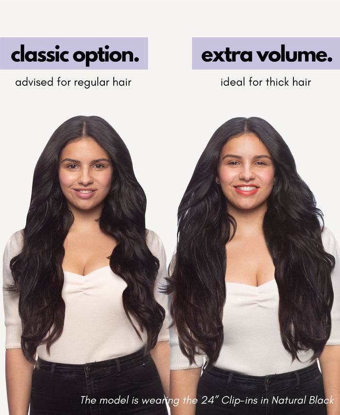 clip-in hair extensions ash brown.
