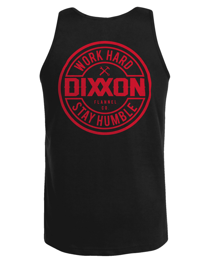Corpo Tank - Black & Red - Dixxon Flannel Co.
