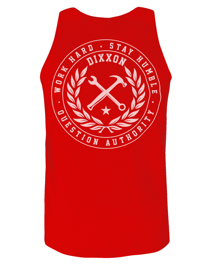 Crested Tank - Red & White - Dixxon Flannel Co.