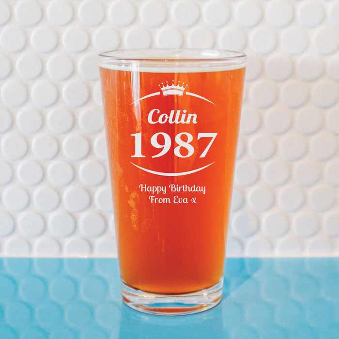 Customized Cool Name & Year