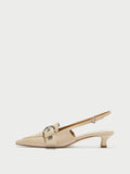 Davina Eyelet Slingback Pumps