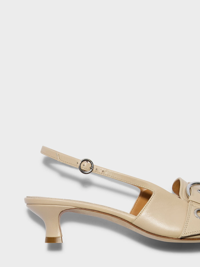 Davina Eyelet Slingback Pumps