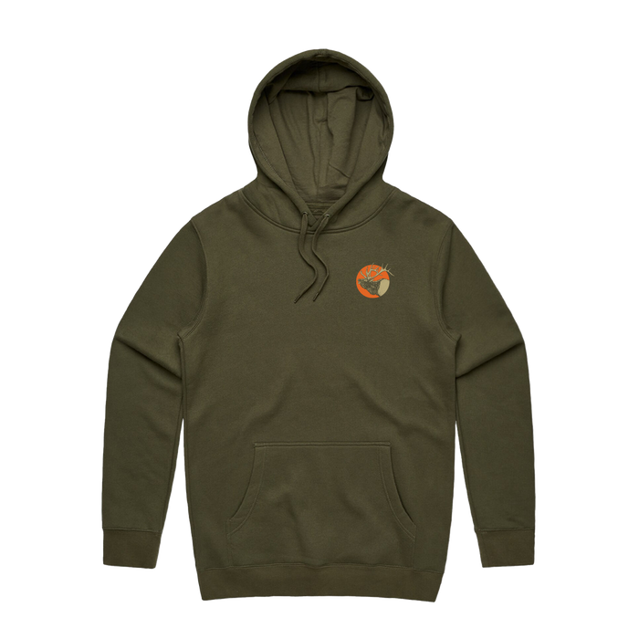 Elk Badge Pullover Hoodie