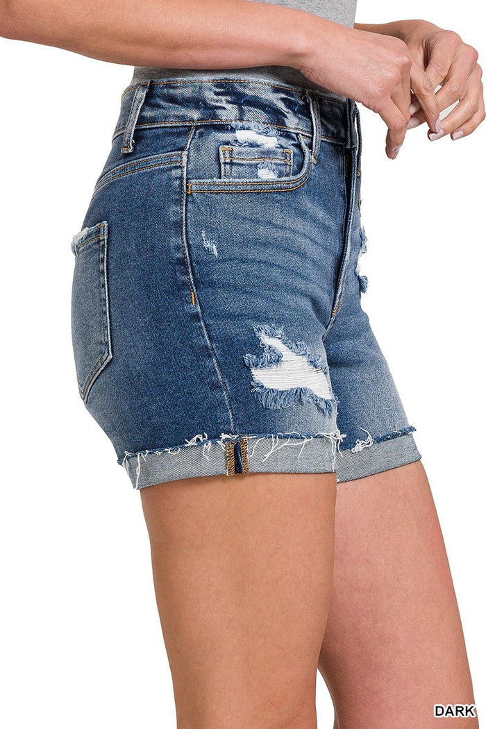 EZ Kyrstin Denim Shorts - Deadwood South Boutique & Company LLC