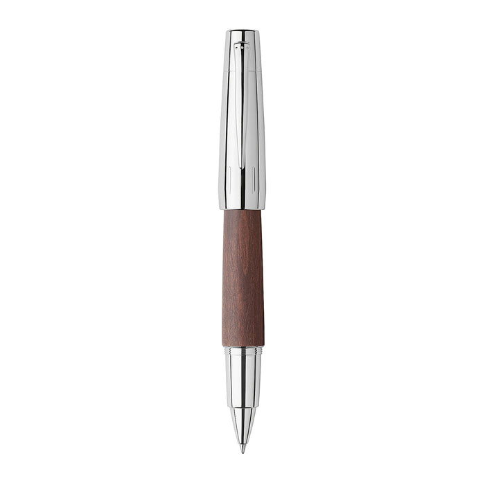 Faber-Castell E-motion Roller Ball Pen - Pearwood Dark Brown CT