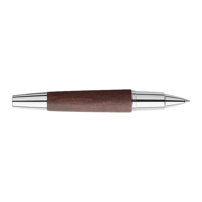 Faber-Castell E-motion Roller Ball Pen - Pearwood Dark Brown CT