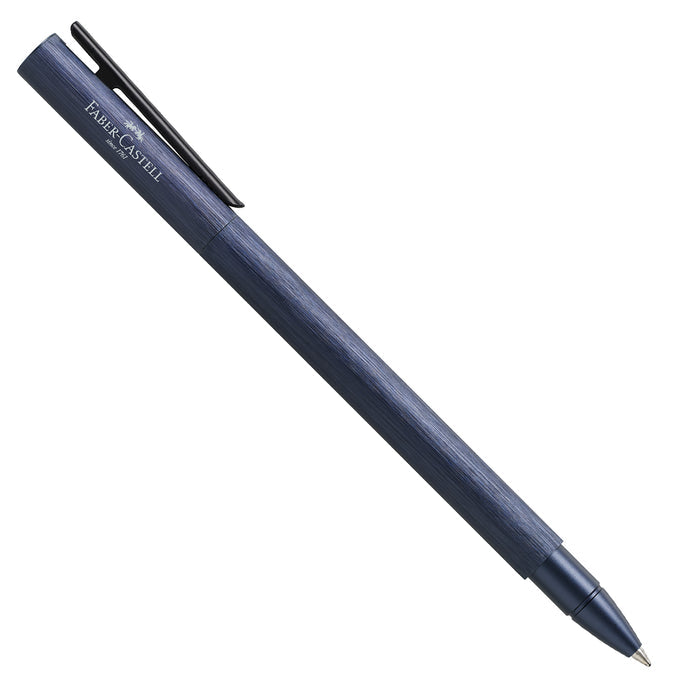 Faber-Castell Neo Slim Roller Ball Pen - Aluminium Dark Blue BT