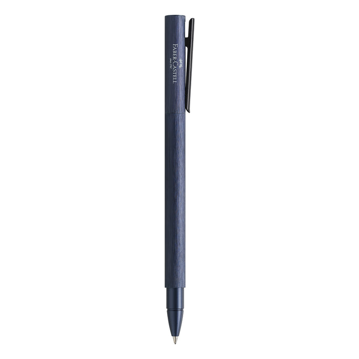 Faber-Castell Neo Slim Roller Ball Pen - Aluminium Dark Blue BT