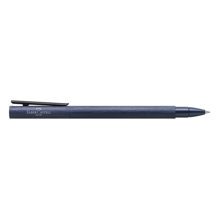 Faber-Castell Neo Slim Roller Ball Pen - Aluminium Dark Blue BT