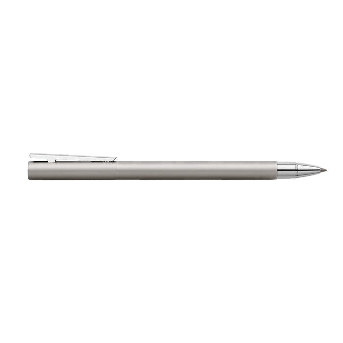Faber-Castell Neo Slim Roller Ball Pen - Matte Stainless Steel CT