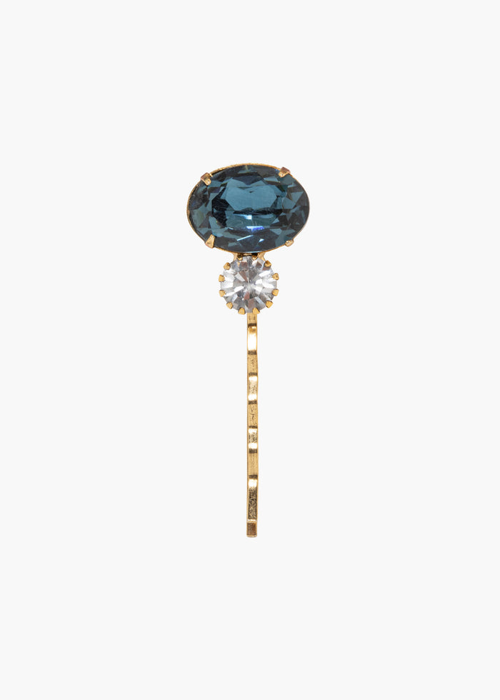 Gemma Bobby Pin - Sapphire