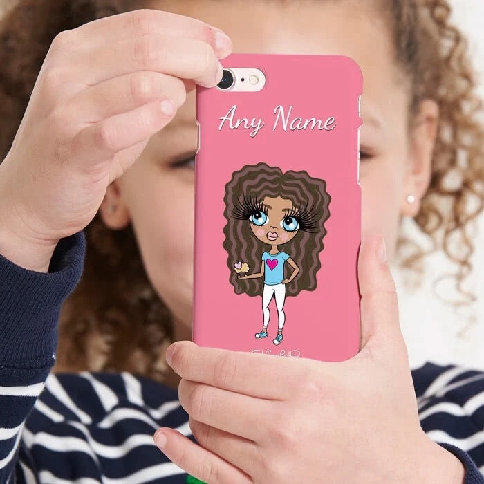 Girls Personalized Pink Phone Case