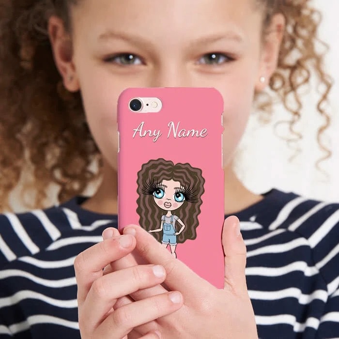 Girls Personalized Pink Phone Case