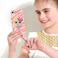 Girls Personalized Pink Zebra Phone Case