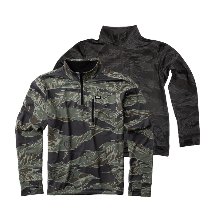 Grenade Waffle Fleece Quarter Zip Pullover