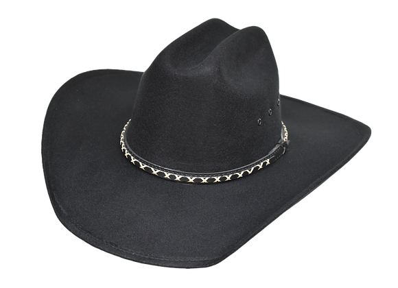 Hey Dude Black Felt Hat