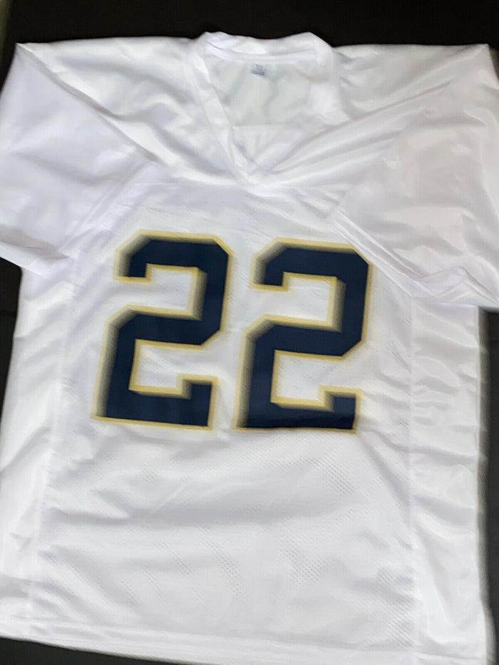Logan Diggs Notre Dame Irish Autographed Signed White Jersey JSA WITNESS COA