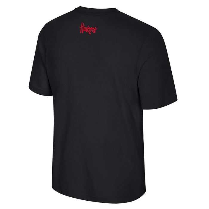 Men's Nebraska Huskers Bars T-Shirt - BLACK