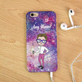 MrCB Glitter Effect Personalized Phone Case - Image 1