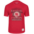 Men's/Women's Nebraska Huskers Volleyball National Champs T-Shirt - RED