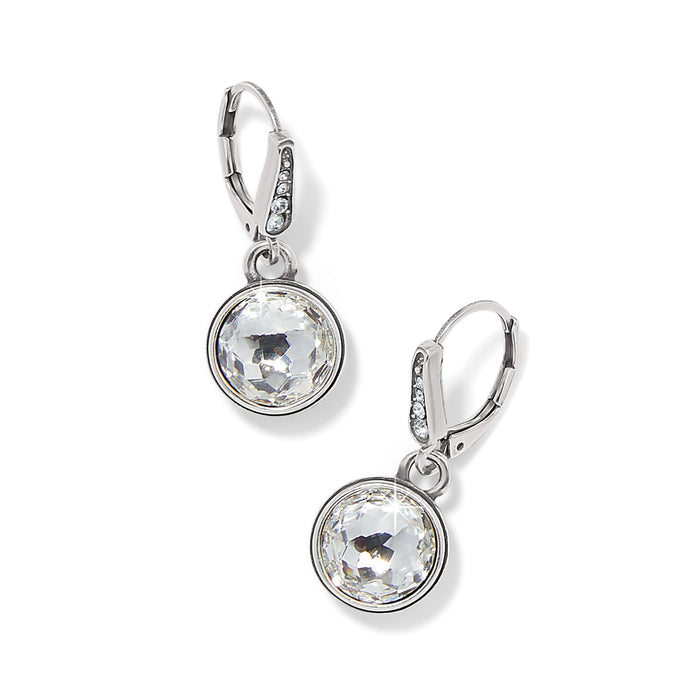 Meridian Aurora Leverback Earrings/crystal