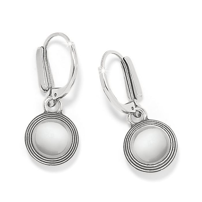 Meridian Aurora Leverback Earrings/crystal