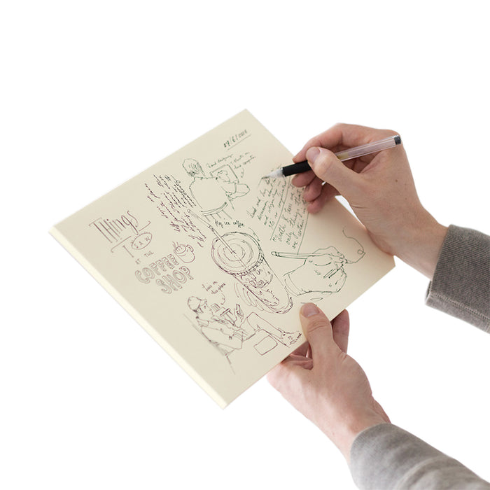 Midori MD Paper Ivory Notepad - A4 Plain 5