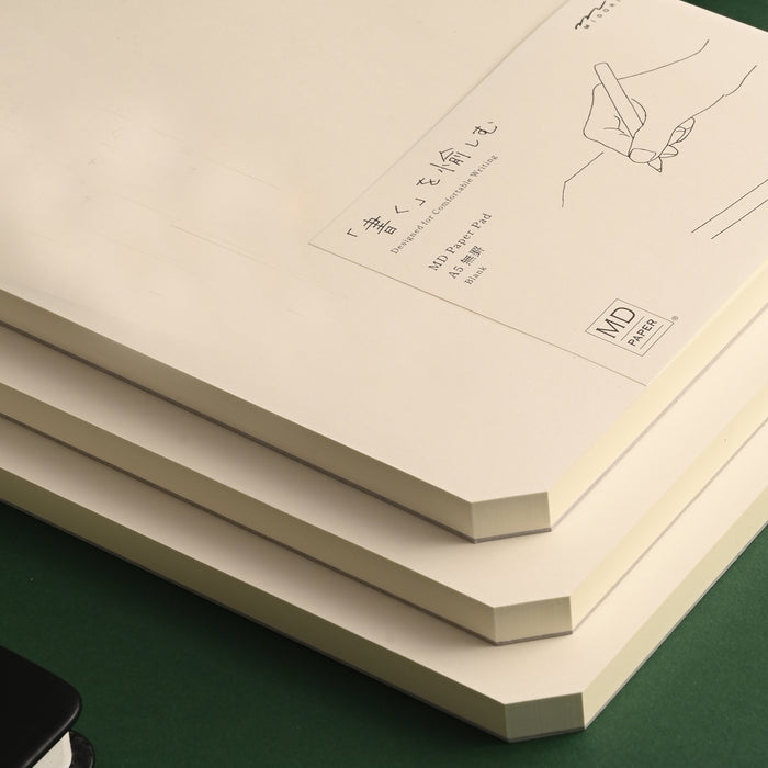 Midori MD Paper Ivory Notepad - A5, Plain 8