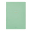Midori Soft Colour Green Spiral Notebook - A5 Dotted 1