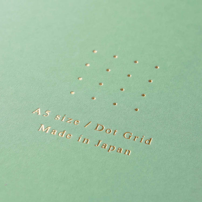 Midori Soft Colour Green Spiral Notebook - A5 Dotted 6