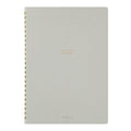 Midori Soft Colour Grey Spiral Notebook - A5 Dotted 1