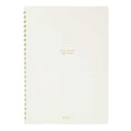 Midori Soft Colour White Spiral Notebook - A5 Dotted 1