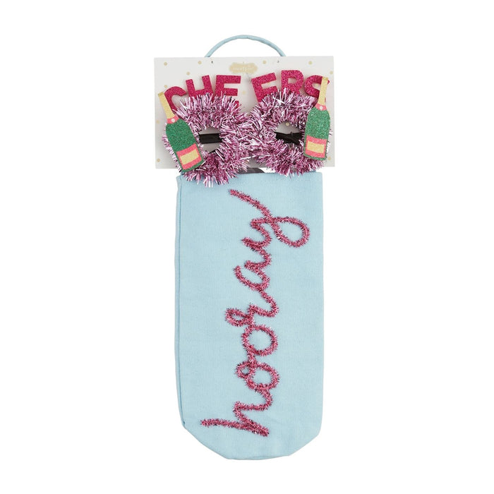 Mud Pie Hooray Wine Bag Set - Deadwood South Boutique & Company LLC