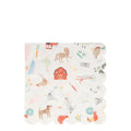 Napkins - On The Farm - Scallop Edge - Large