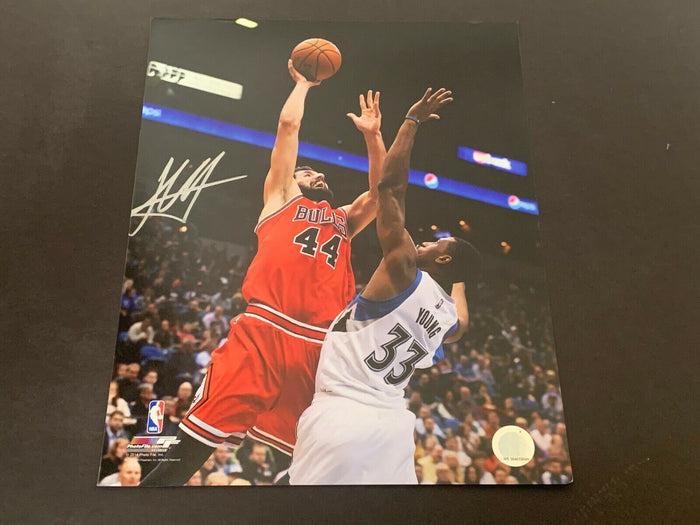 Nikola Mirotić Chicago Bulls Autographed Signed 11x14