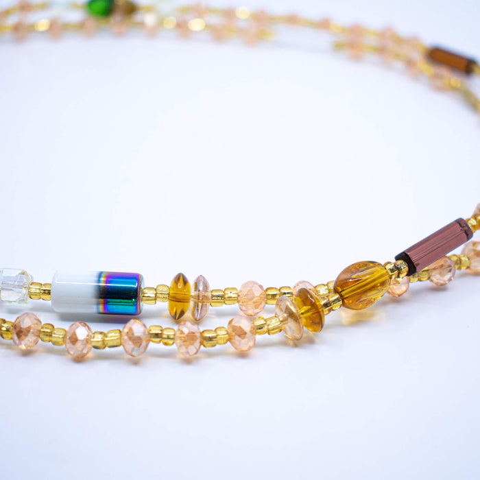 Nude Multicolored Waist Bead