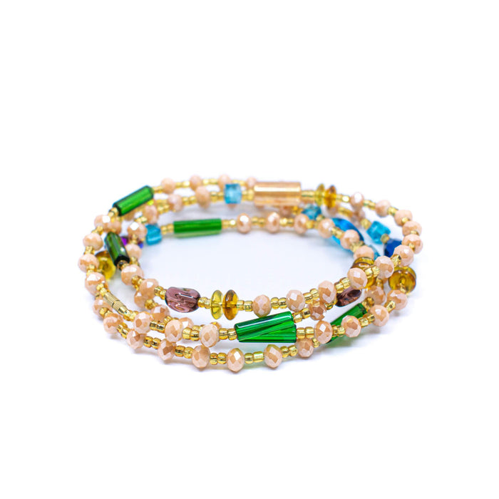 Nude Multicolored Waist Bead