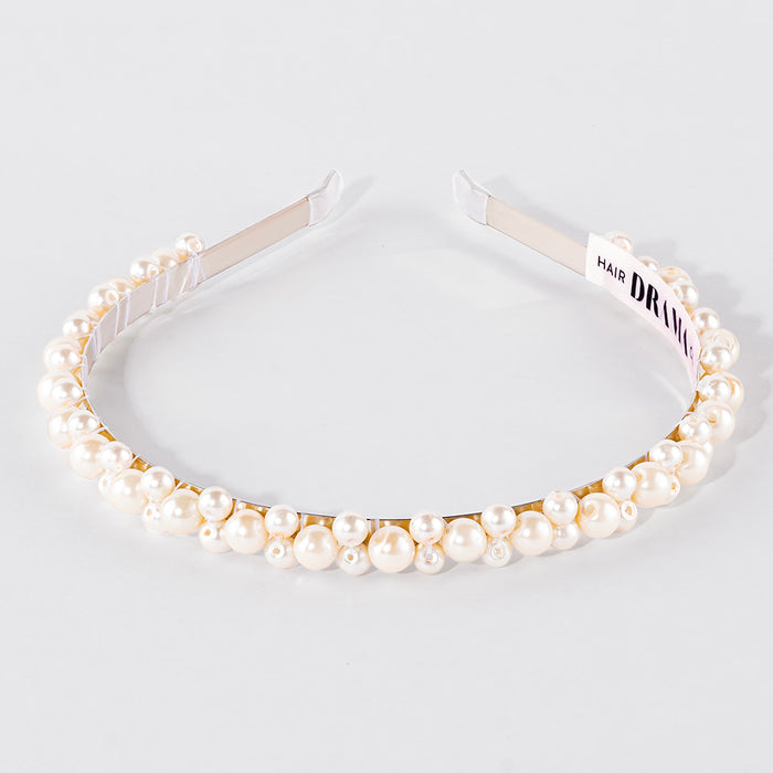 Pearl Hair Band - Off White