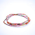 Pink & Green Fulani Waist Bead