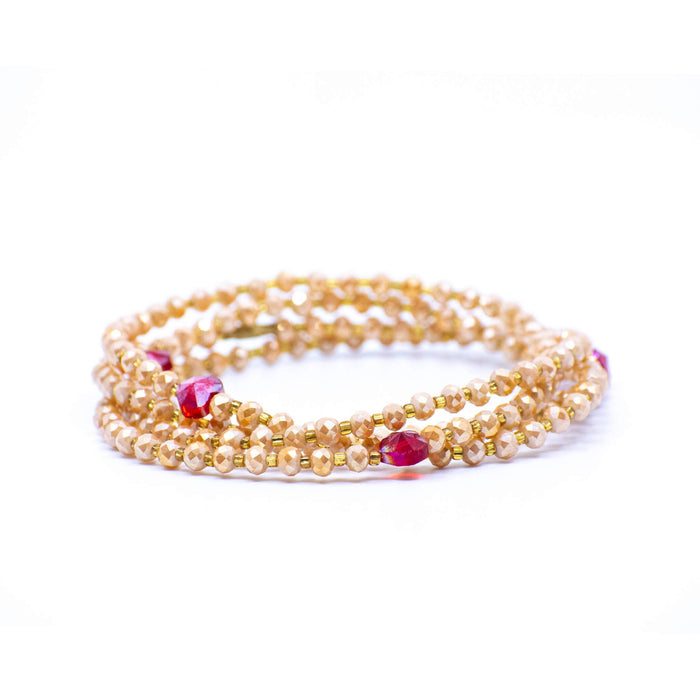 Pink Waist Beads