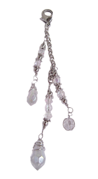 Ponytail Wrap – Holographic Silver Faux Leather 12" Adjustable Holder | Festival & Boho Hair Accessory by Medieval Metal