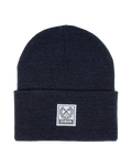 Ribbed Beanie - Heather Navy - Dixxon Flannel Co.