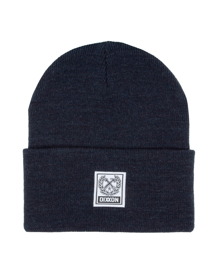 Ribbed Beanie - Heather Navy - Dixxon Flannel Co.